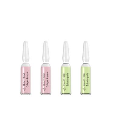 Beauty Face Collagen 2-Pack + Face Botox Effective Serum Ampoule 2 Ml 2-Pack