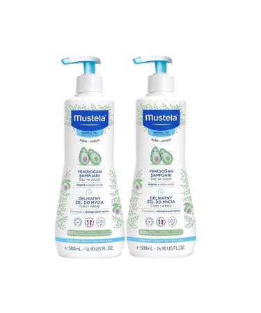 Mustela Gentle Cleansing Gel Baby Shampoo Set of 2