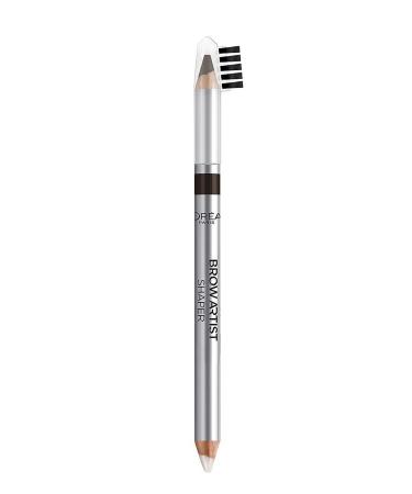L'Oreal Paris Dark Brown Eyebrow Pencil - Brow Artist Shaper 04 Dark Brunette 3600522426820