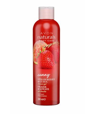 Avon Naturals Strawberry and Guava Shower Gel 200 ml 8681298964667