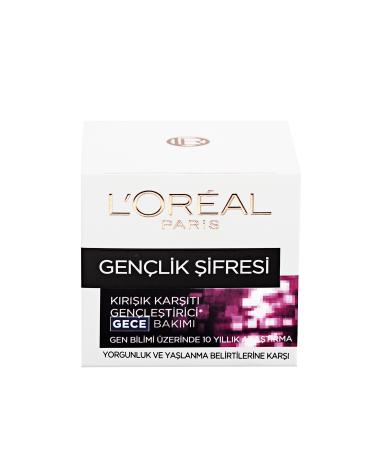 L'Oreal Paris Youth Code Night Cream 50 ml 3600521936597 - Buy Online on GoSupps.com