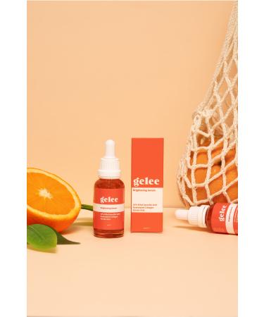 gelee Brightening Serum| Brightening Serum Ethyl Ascorbic Acid- Hydrolyzed Collagen- Ferulic Acid 30ml - Buy Online on GoSupps.com