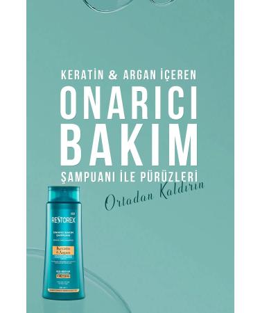 Restorex Keratin & Argan Shampoo 500 Ml 2 Pieces - Buy Online on GoSupps.com