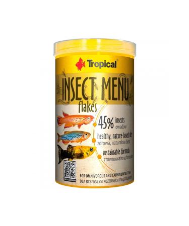 Tropical Insect Menu Flakes Flakes 1000 ml 200 gr Insect Extract Fish Food