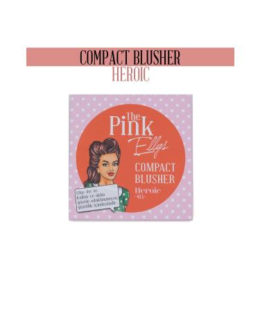The Pink Ellys Compact Blusher Heroic 03