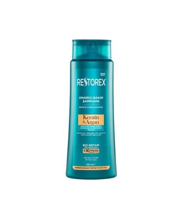 Restorex Care Shampoo 7 Nourishing Oils 500 Ml 2 Pieces + Keratin & Argan Shampoo 500 Ml 2 Pieces - Buy Online on GoSupps.com