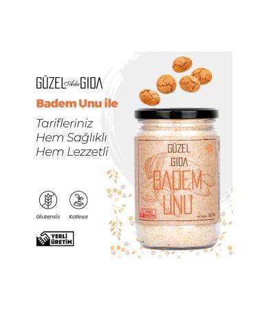 Guzel Ada Gida Gluten Free Local Almond Flour 350 gr X 2 - Buy Online on GoSupps.com