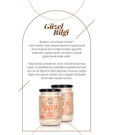 Guzel Ada Gida Gluten Free Local Almond Flour 350 gr X 2 - Buy Online on GoSupps.com