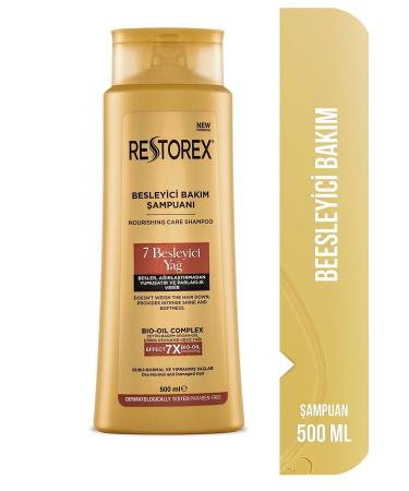 Restorex Care Shampoo 7 Nourishing Oils 500 ml 4 Pieces - Buy Online on GoSupps.com
