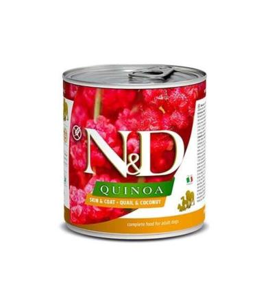 N & D Quinoa Skin Quail & Coconut Canned Dog Food 285g