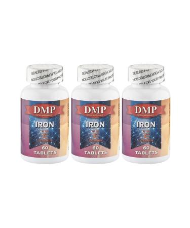 DMP Iron Plus Vitamin C Vitamin 3x60 Tablets Iron