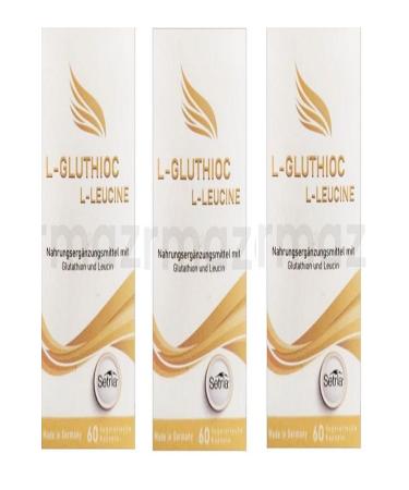 BST SUPPLEMENT L- Gluthioc L- Leucine 60 Vegetarian Capsules 3 Pieces - Buy Online on GoSupps.com