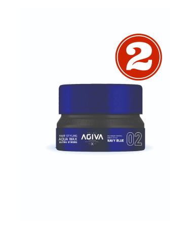 Agiva Hair Styling Cream Wac Shiny Finish Medium Hardness No:08/2pcs