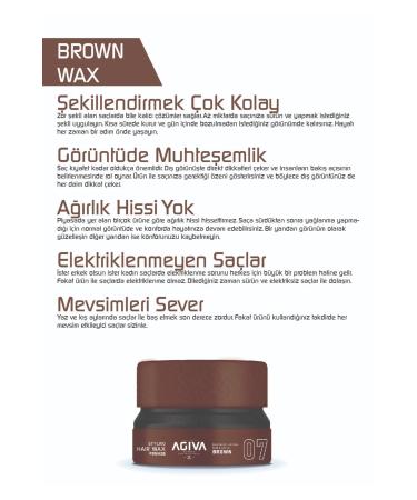 Agiva 07 Strong Hard Clay Wax - Buy Online on GoSupps.com