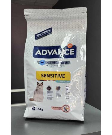 Advance Salmon Food for Neutered Cats with Sensitive Digestive Systems - 1.5 Kg - Buy Online on GoSupps.com