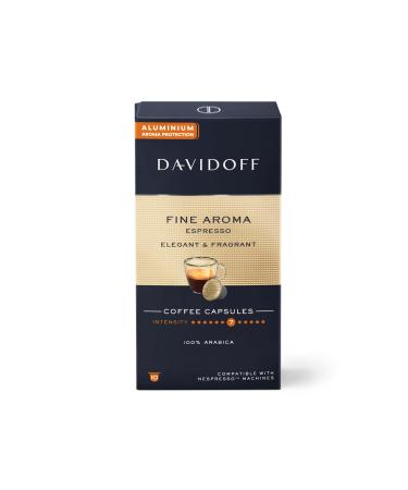 Davidoff Fine Aroma Espresso Capsule Coffee 10 Pack 55g