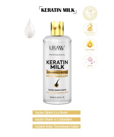 Uraw Keratin Milk Collagen + Biotin Intensive Repair Care