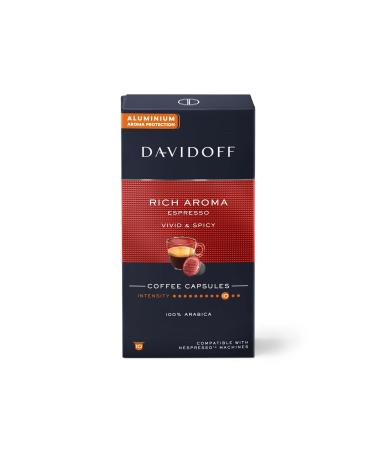 Davidoff Rich Aroma Espresso Capsule Coffee 10 Pack 55g
