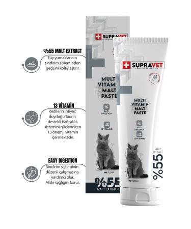 Supravet Multivitamin Malt Soft Cat Paste 100gr