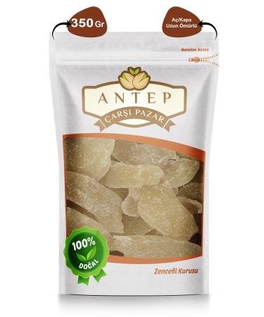 Antep Bazaar Dried Ginger Dried Tropical Fruit 350 gr