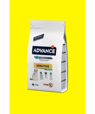 Advance Salmon Food for Neutered Cats with Sensitive Digestive Systems - 1.5 Kg