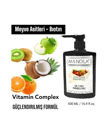 MANDILA Vitamin Complex Shampoo 500 Ml