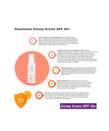Roselante Sun Screen Sunscreen Cream Spf 50+ 100ml - Buy Online on GoSupps.com