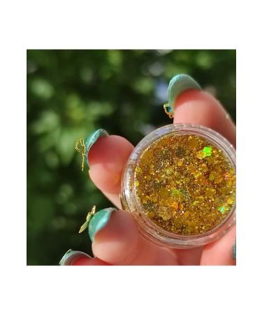 hbtasarim Glitter Gel Eyeshadow Glitter Gold(YELLOW) Shiny Glitter - Buy Online on GoSupps.com