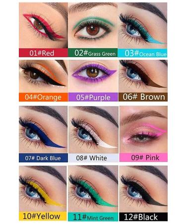 NIYENABEAUTY 12-Piece Colored Eyeliner Set Economical Set - Buy Online on GoSupps.com