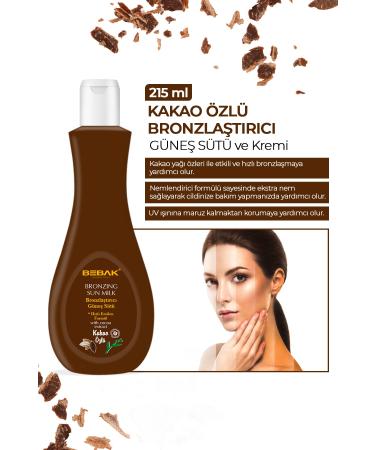 Bebak Cocoa Essence Sun Care Milk 215 ml - Buy Online on GoSupps.com