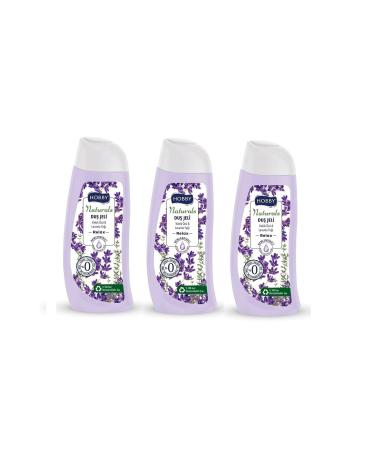 Hobby Shower Gel Naturals Relax Thyme Extract & Lavender Oil 500 Ml X 3 Pieces