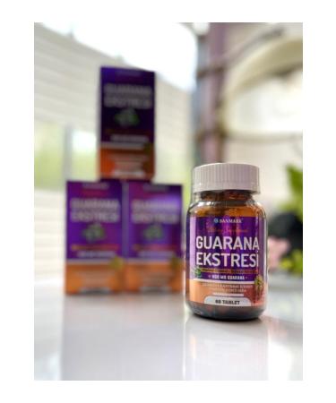 SANMARK Guarana Extract Containing Supplementary Food 60 Tablets 3 Pack - Buy Online on GoSupps.com