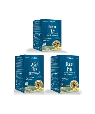 Ocean Plus 50 Capsules Fish Oil 3 Pieces
