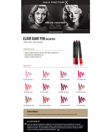 Max Factor Pen Lipstick - Elixir Giant Pen Stick 045 Intense Plum 4015600442194 - Buy Online on GoSupps.com