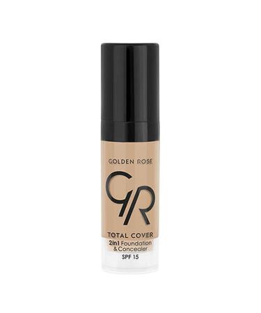 Golden Rose Foundation & Concealer - Total 2 in 1 Foundation & Conc. Mini Size 6.5 ml 115 8691190964054