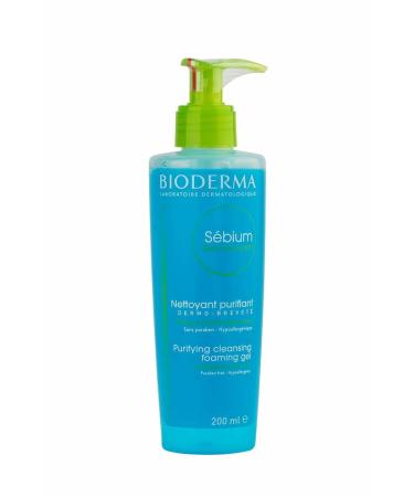 Bioderma Facial Wash Gel Sebium Purifying Foaming Gel 200 ml 3401578653709