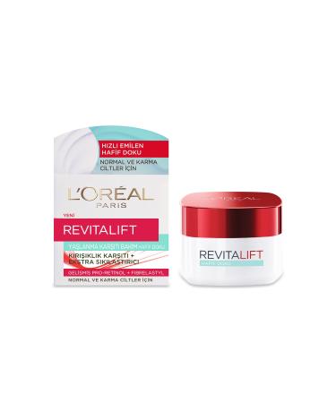 L'Oreal Paris Loreal Revitalift Day Care Cream Anti-Wrinkle + Firming Light Texture 50 Ml