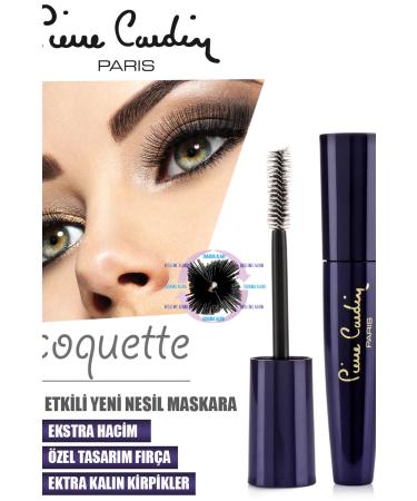Pierre Cardin 3 Effect Volume Mascara - Coquette Exaggerated Mascara Black 8680570454230