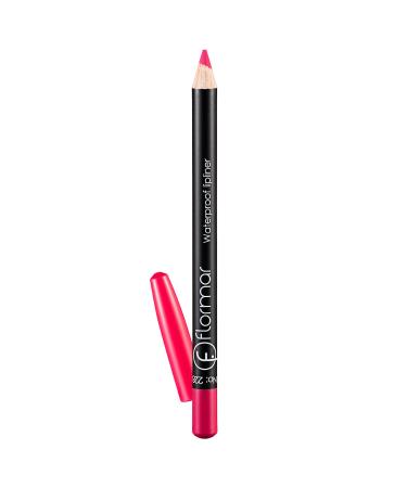 Flormar Lip Pencil - Waterproof Lipliner 228 Saturated Pink 8690604111282
