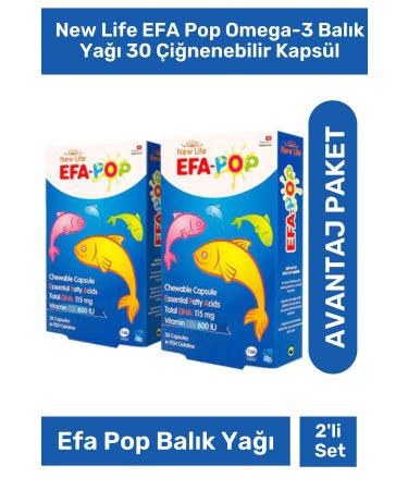 New Life Newlife Efa - Pop 30 Capsules*2 Pieces Skt: 10/2022