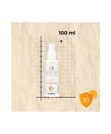 Roselante Sun Screen Sunscreen Cream Spf 50+ 100ml - Buy Online on GoSupps.com