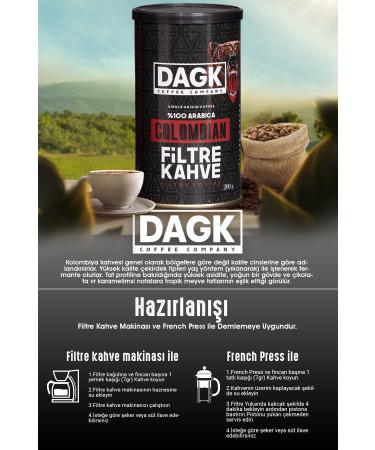 Dagk Colombian Filter Coffee 200g - Buy Online on GoSupps.com