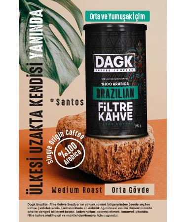 Dagk Brazilian Filter Coffee 200g Tnk (GROUND) - Buy Online on GoSupps.com