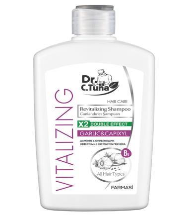 Farmasi Dr. C. Tuna Vitalizing Revitalizing Garlic Shampoo for All Hair - 500 Ml