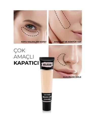MUJGAN Derma Make-up Cover Tube Concealer No:1 - Buy Online on GoSupps.com