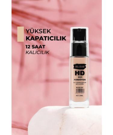 MUJGAN HD Glass Bottle Liquid Foundation No:2 - Buy Online on GoSupps.com