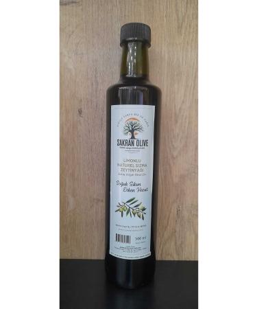 sakranolive Lemon Olive Oil 500 Ml Glass Bottle