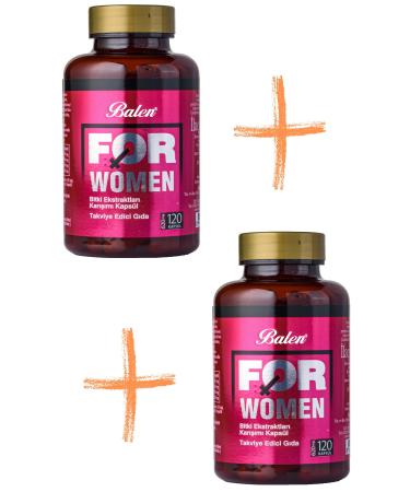 Balen For Women Plant Extracts Mix Capsule 620 Mg 120 Capsules 2 Pieces