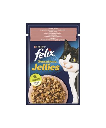 FELIX 85gr Salmon and Shrimp Double Flavor Cat Pouch 26 Pieces