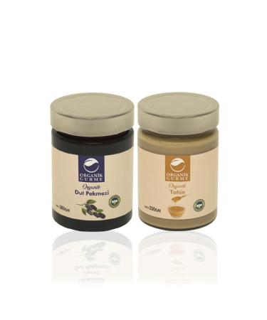 Organic Gourmet Organic Mulberry Molasses 380 Gr + Organic Tahini 330 Gr